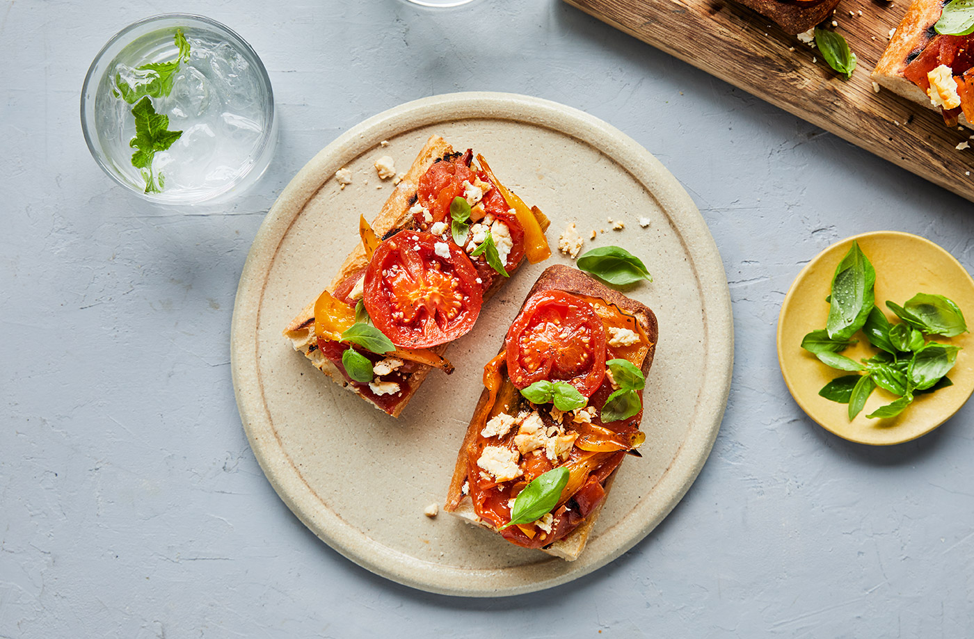 1400x919 Roasted tomato and feta toasts