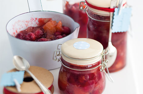 Apple cranberry chutney Large