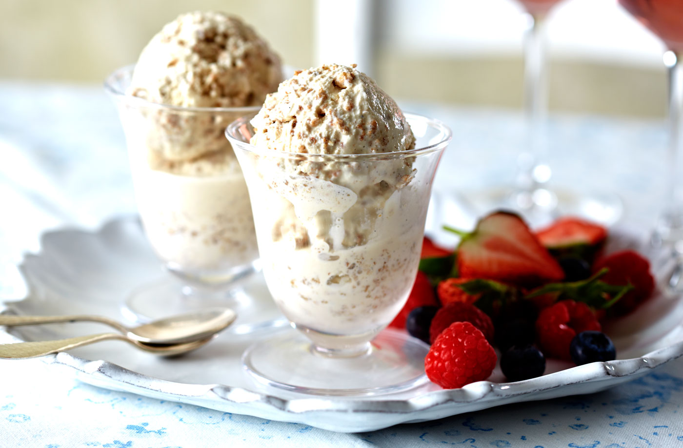 Brown bread ice cream (LGH)