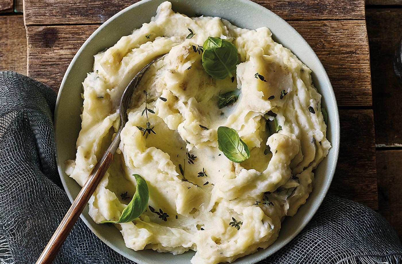 Herby skin on mashed potato recipe 1400x919
