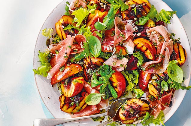 RFO 636x418 Griddled nectarine salad