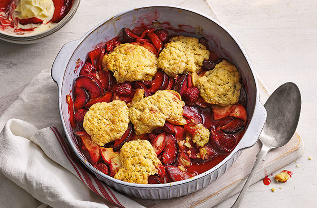 RFO 636x418 Plum & berry cobbler
