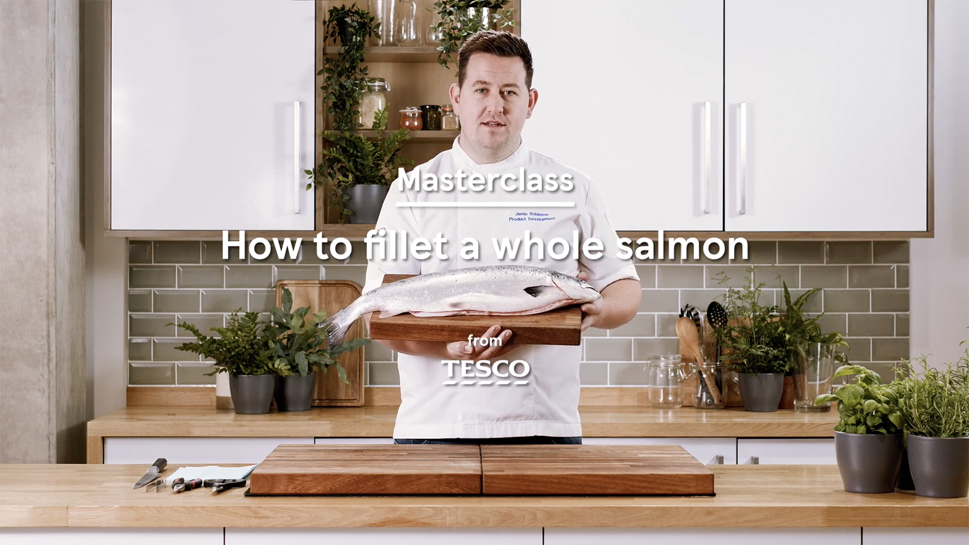 How to fillet a whole salmon