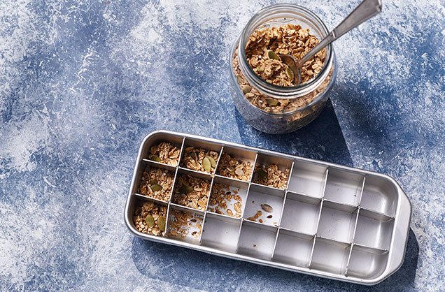 Add the cereal layer