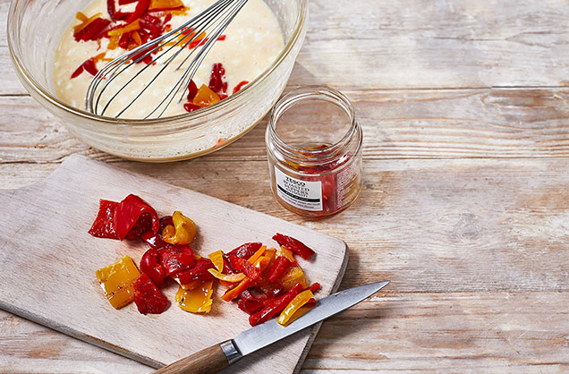 Add peppers