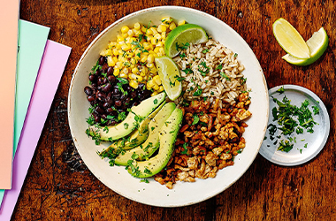 Loaded taco bowls