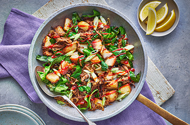 Lamb and potato hash