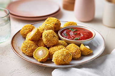 Crispy air-fryer stuffed olives