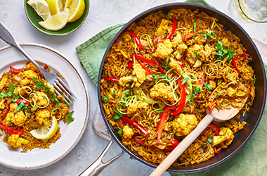 Cauliflower biryani