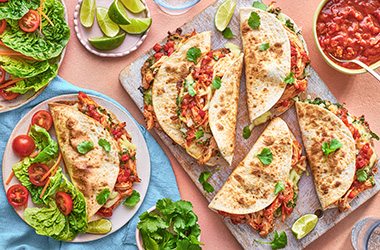 Hunter’s chicken birria-inspired tacos