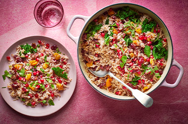 Bejewelled baked rice