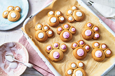 Bunny paw biscuits