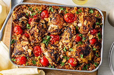 Butter chicken pilaf