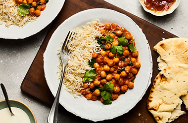 Butter chickpea curry