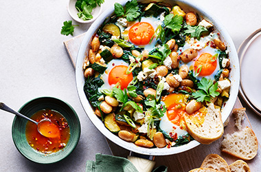Butter bean shakshuka