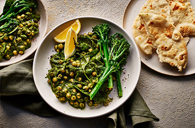 Chickpea saag