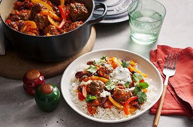 Meatball chilli con carne
