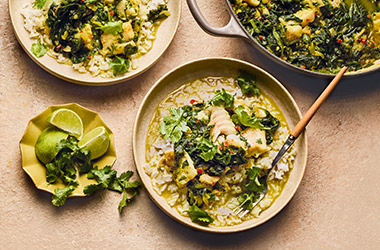 Coconut fish curry
