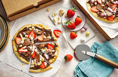 Easter chocolate pizza