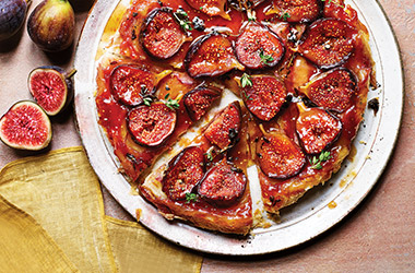 Lunchtime fig tarte Tatin