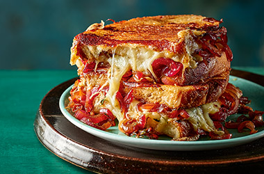 French onion toasties