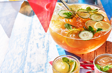 Rum and ginger punch