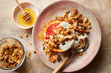 Grapefruit granola