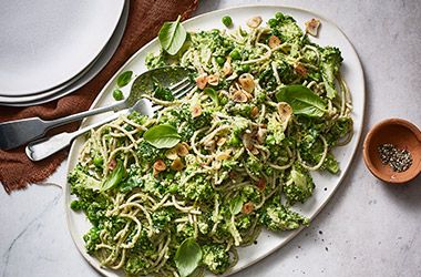 Green pasta