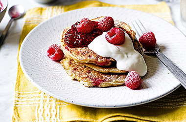 Russian syrniki pancakes
