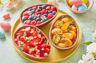 Jelly-filled Easter eggs