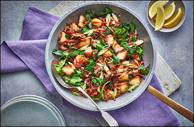 Lamb and potato hash