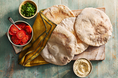 Laffa-style flatbreads
