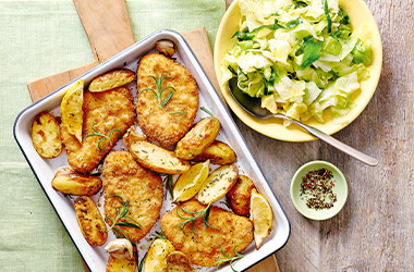Lemon chicken with rosemary potatoes