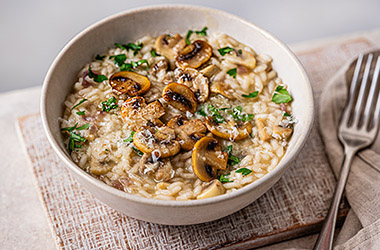 Mushroom risotto