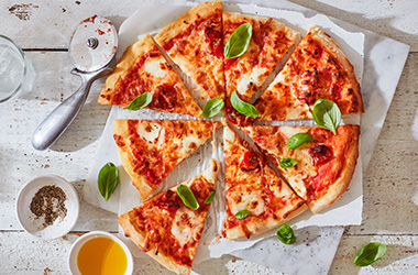 Margherita pizza