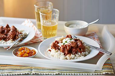 One-pan lamb rogan josh