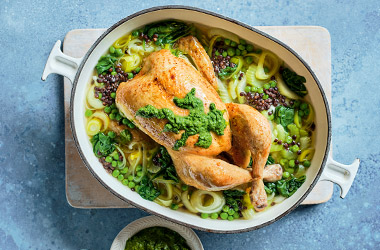 One-pot pistou chicken