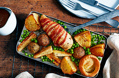 One-tray roast dinner