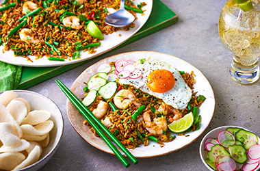Prawn nasi goreng