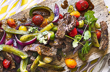 Peruvian-style steak stir-fry