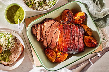 Cuban-inspired roast pork