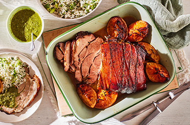 Cuban-inspired roast pork