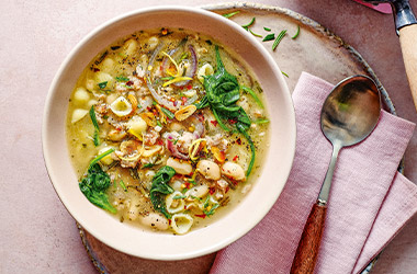 Rosemary and sausage soup