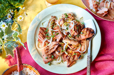 Salmon bulgogi