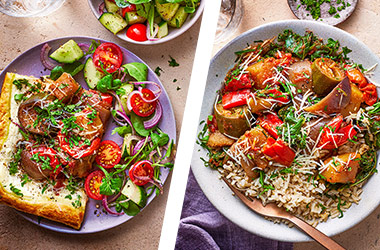 Slow-cooker ratatouille AND vegetable tart