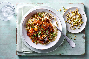 Slow-cooker vegetable tagine