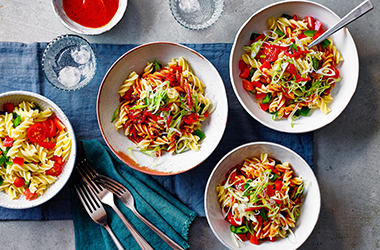 Spanish pasta salad