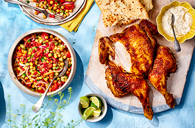 Sticky mango chicken