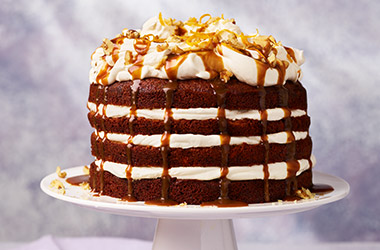 Sticky toffee carrot cake