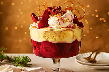 Sugar plum trifle